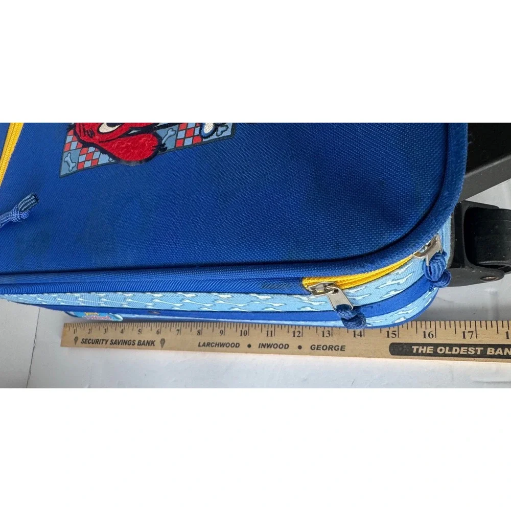 Clifford The‎ Big Red Dog Vintage Rolling Suitcase Blue Scholastic Kids Luggage